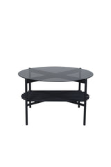 Von Staf Couchtisch - schwarz/Glas - Couchtische - ALVAHOME