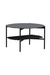 Von Staf Couchtisch - schwarz/Glas - Couchtische - ALVAHOME