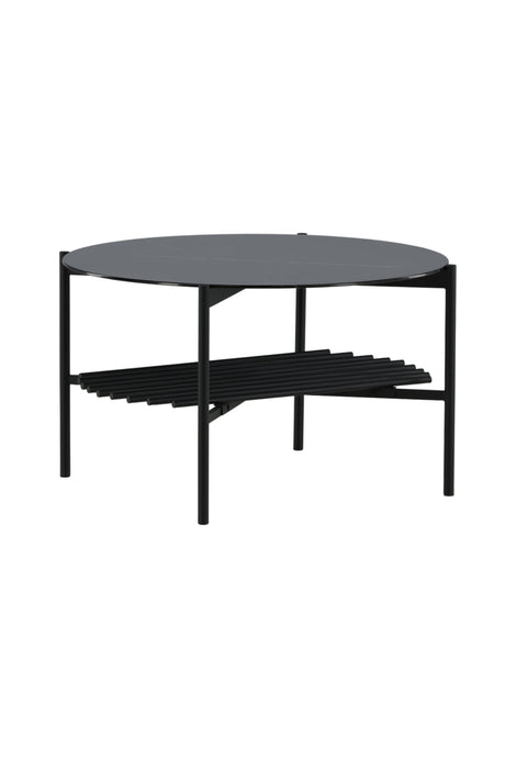 Von Staf Couchtisch - schwarz/Glas - Couchtische - ALVAHOME