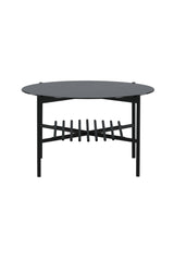 Von Staf Couchtisch - schwarz/Glas - Couchtische - ALVAHOME