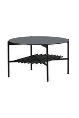 Von Staf Couchtisch - schwarz/Glas - Couchtische - ALVAHOME