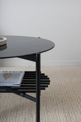 Von Staf Couchtisch - schwarz/Glas - Couchtische - ALVAHOME