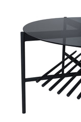 Von Staf Couchtisch - schwarz/Glas - Couchtische - ALVAHOME