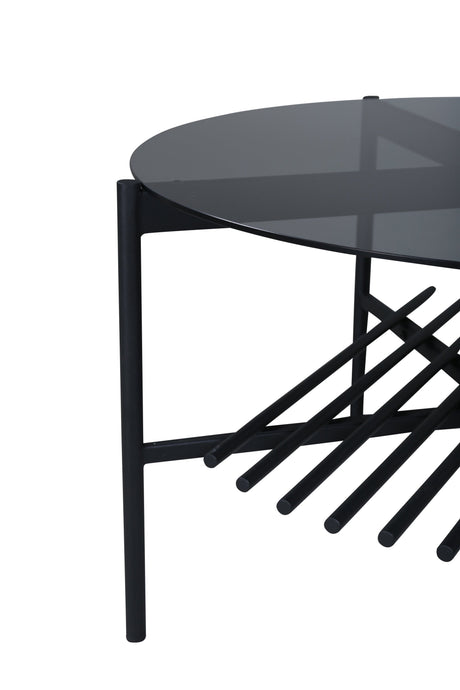 Von Staf Couchtisch - schwarz/Glas - Couchtische - ALVAHOME