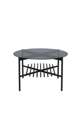 Von Staf Couchtisch - schwarz/Glas - Couchtische - ALVAHOME