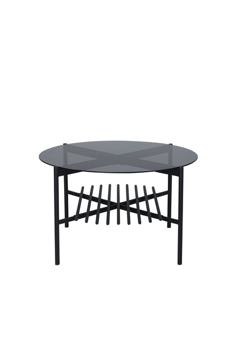 Von Staf Couchtisch - schwarz/Glas - Couchtische - ALVAHOME