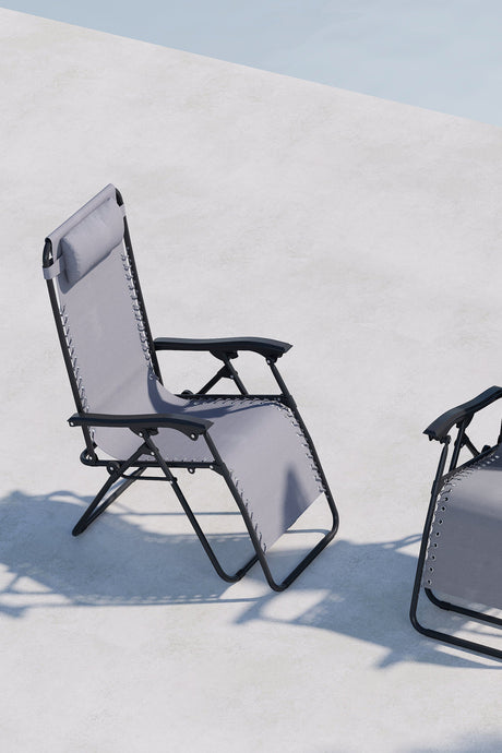Vulcano Outdoor Sun - Lounge - grau/Stahl - Outdoor Sun - Lounges - ALVAHOME