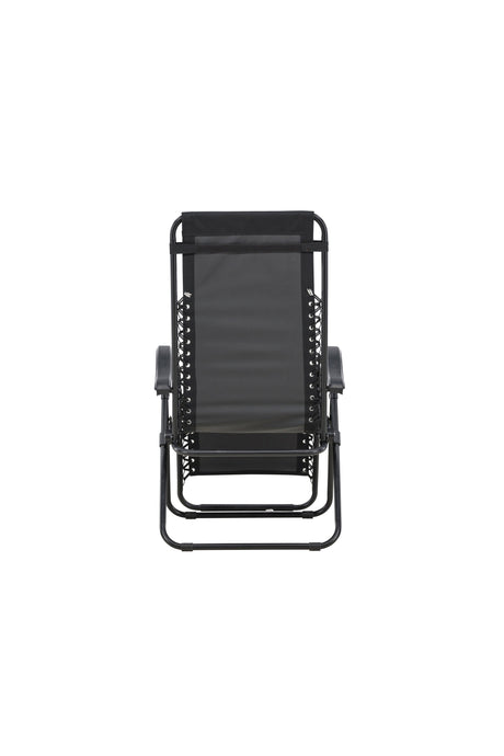Vulcano Outdoor Sun - Lounge - schwarz/Stahl - Outdoor Sun - Lounges - ALVAHOME
