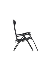 Vulcano Outdoor Sun - Lounge - schwarz/Stahl - Outdoor Sun - Lounges - ALVAHOME