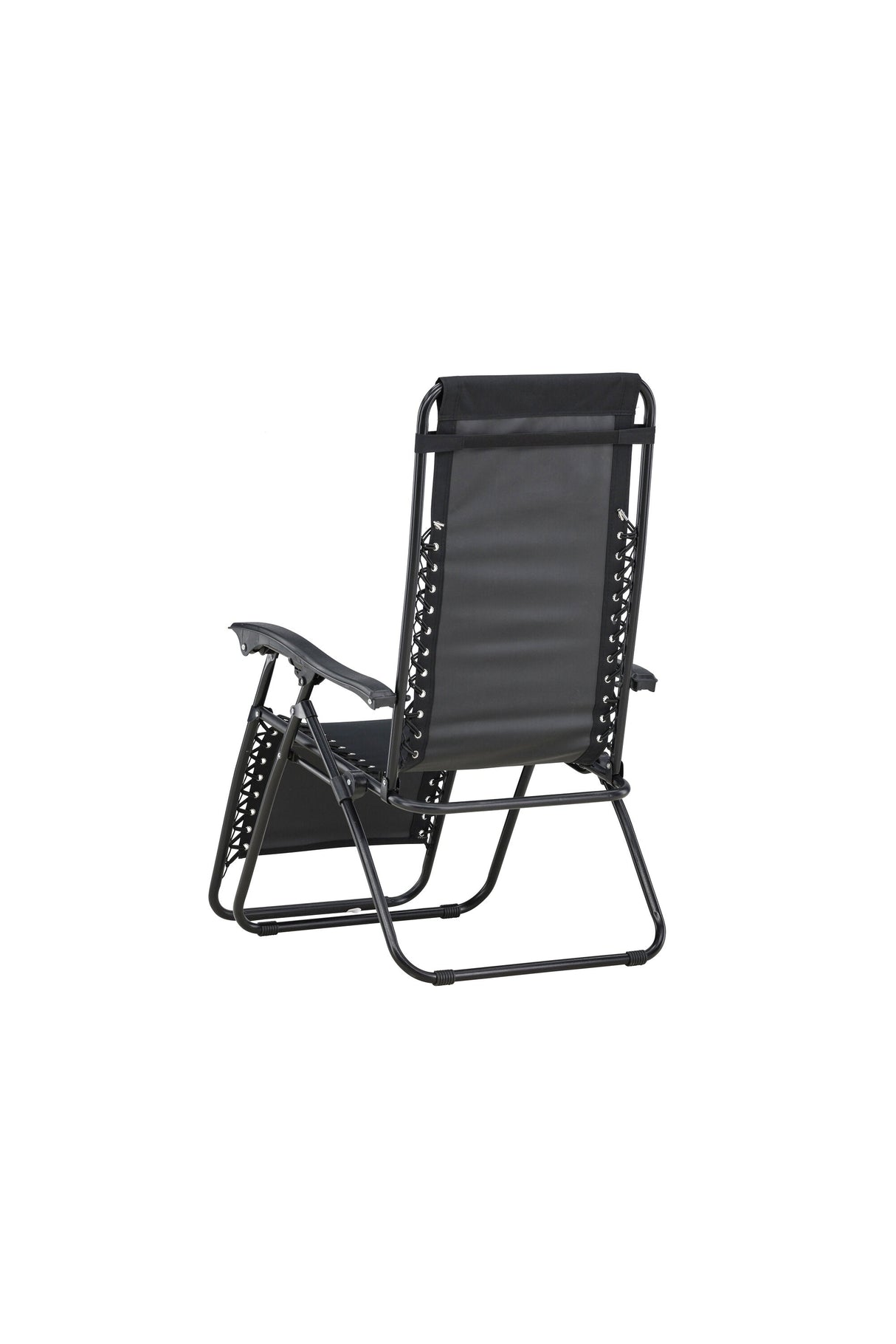 Vulcano Outdoor Sun - Lounge - schwarz/Stahl - Outdoor Sun - Lounges - ALVAHOME