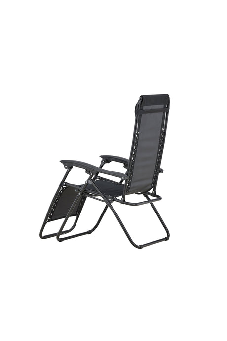 Vulcano Outdoor Sun - Lounge - schwarz/Stahl - Outdoor Sun - Lounges - ALVAHOME
