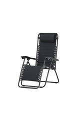 Vulcano Outdoor Sun - Lounge - schwarz/Stahl - Outdoor Sun - Lounges - ALVAHOME