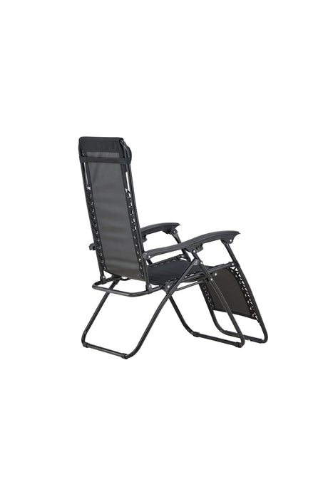 Vulcano Outdoor Sun - Lounge - schwarz/Stahl - Outdoor Sun - Lounges - ALVAHOME