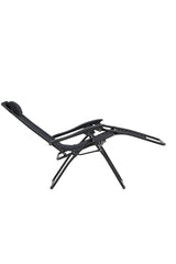 Vulcano Outdoor Sun - Lounge - schwarz/Stahl - Outdoor Sun - Lounges - ALVAHOME