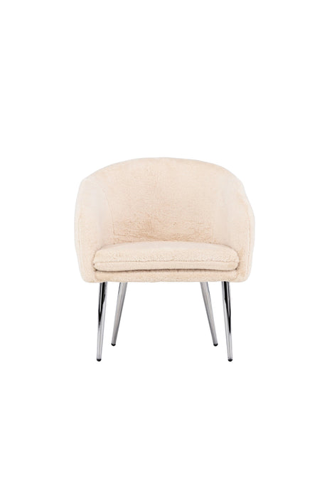 Wanda Sessel - beige/Polyester - Teddy - Sessel - ALVAHOME