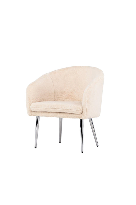 Wanda Sessel - beige/Polyester - Teddy - Sessel - ALVAHOME