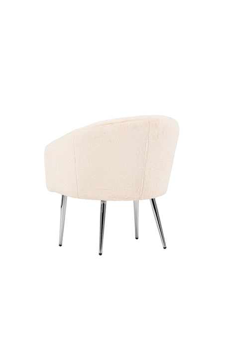 Wanda Sessel - beige/Polyester - Teddy - Sessel - ALVAHOME