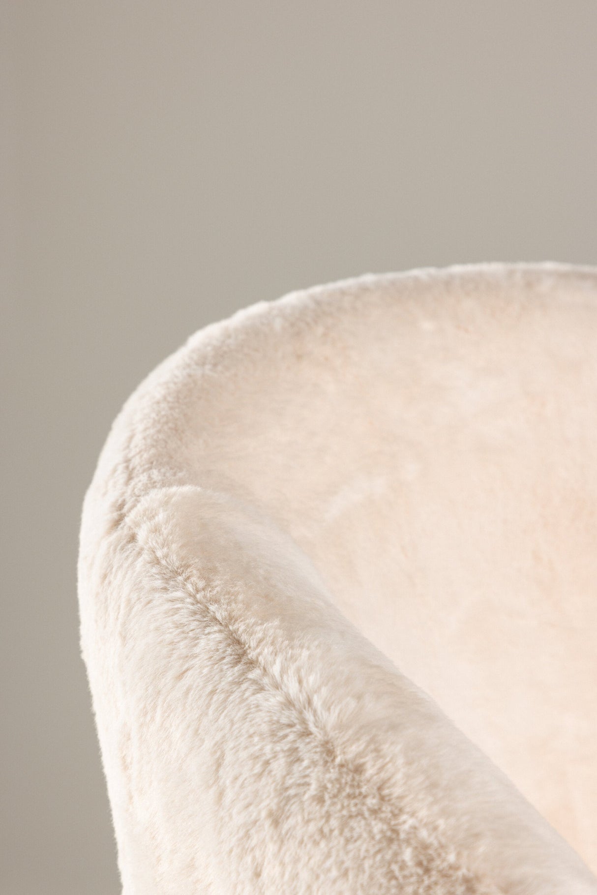 Wanda Sessel - beige/Polyester - Teddy - Sessel - ALVAHOME