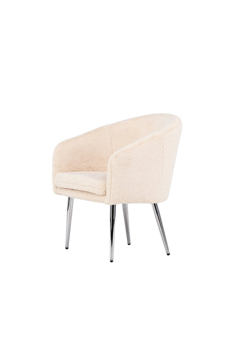 Wanda Sessel - beige/Polyester - Teddy - Sessel - ALVAHOME