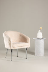 Wanda Sessel - beige/Polyester - Teddy - Sessel - ALVAHOME