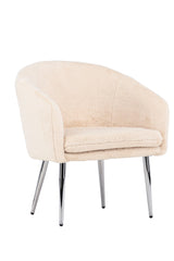 Wanda Sessel - beige/Polyester - Teddy - Sessel - ALVAHOME
