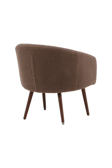 Wanda Sessel - braun/Polyester - Teddy - Sessel - ALVAHOME