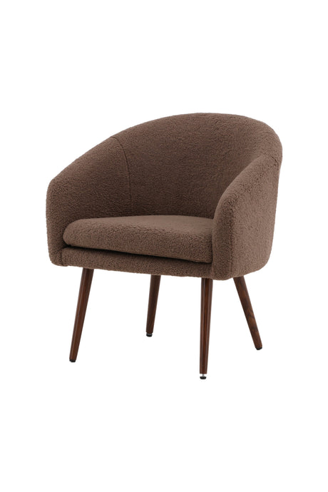 Wanda Sessel - braun/Polyester - Teddy - Sessel - ALVAHOME