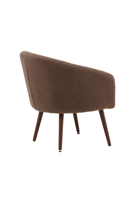 Wanda Sessel - braun/Polyester - Teddy - Sessel - ALVAHOME