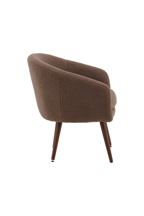 Wanda Sessel - braun/Polyester - Teddy - Sessel - ALVAHOME