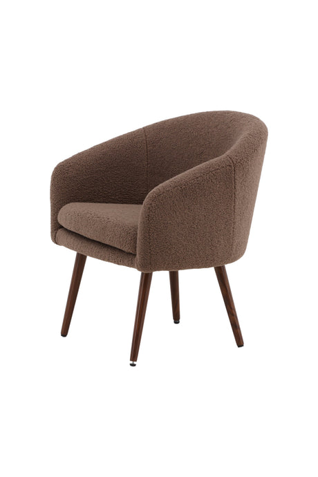 Wanda Sessel - braun/Polyester - Teddy - Sessel - ALVAHOME