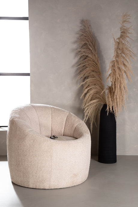 Warren Sessel - beige/Polyester - Sessel - ALVAHOME