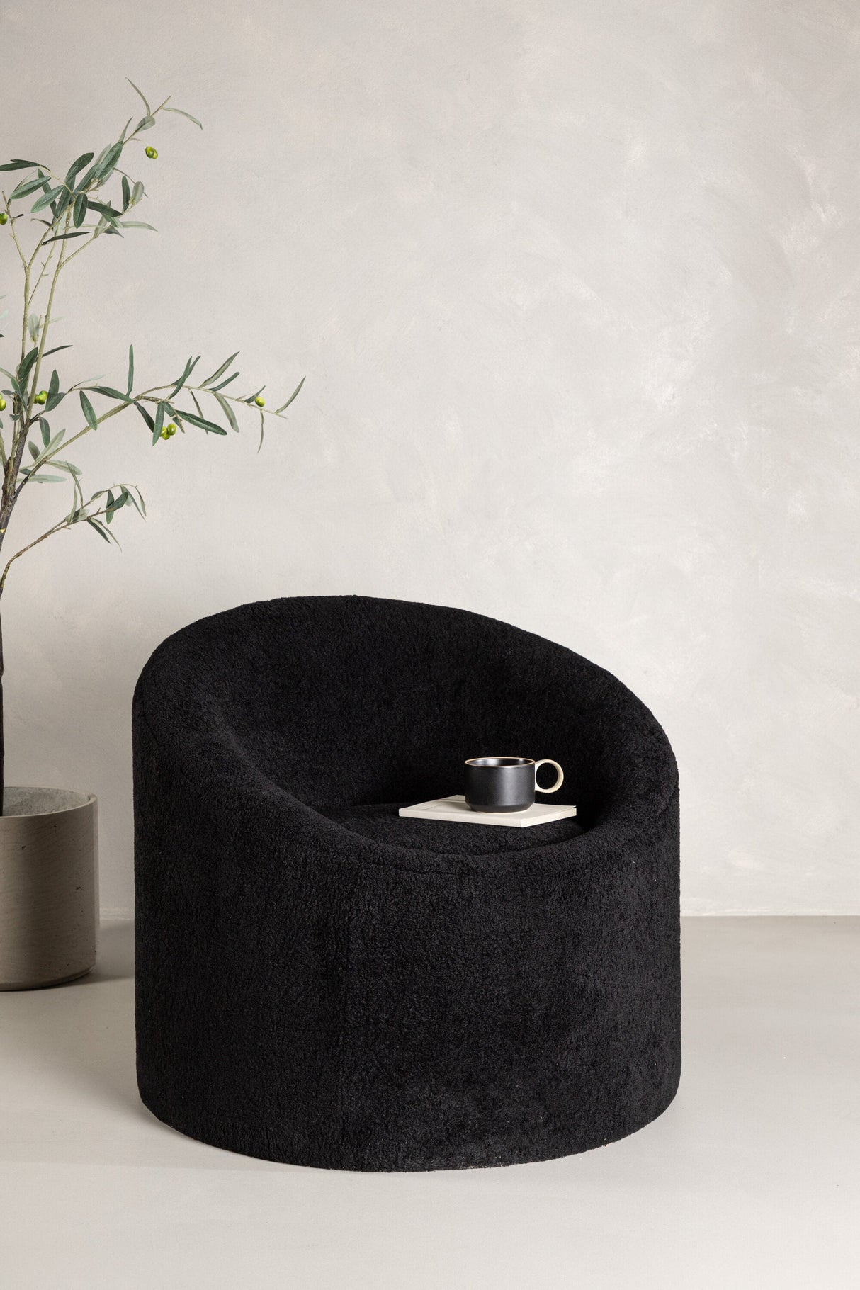 Warren Sessel - schwarz/Polyester - Sessel - ALVAHOME