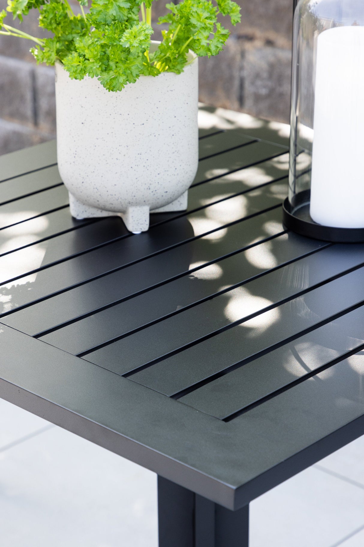 Way Outdoor - Tisch - schwarz/Aluminum - Outdoor - Tische - ALVAHOME