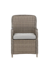 Wembley Outdoor - Essstuhl - braun/Weidengeflecht - Outdoor - Essstühle - ALVAHOME