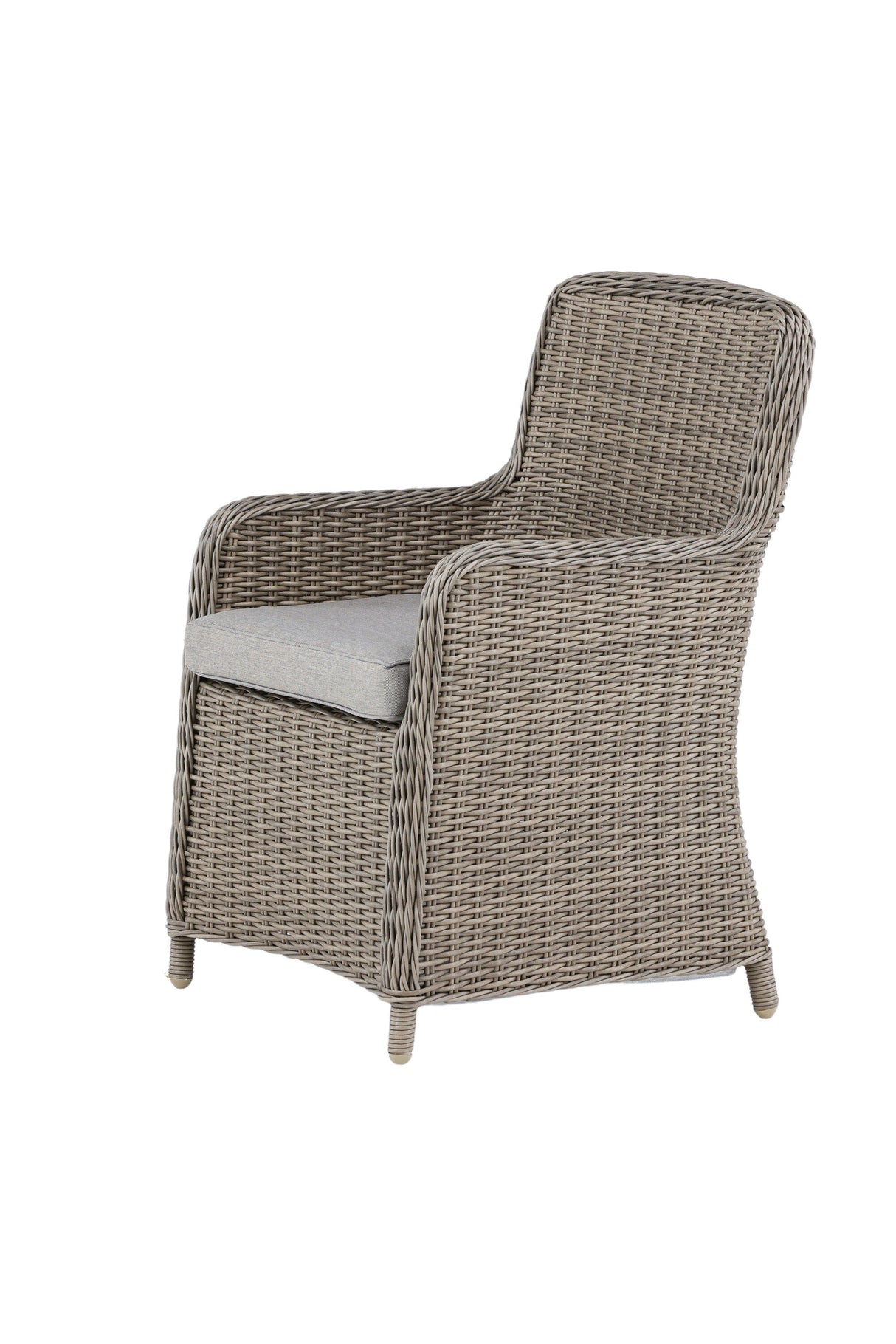 Wembley Outdoor - Essstuhl - braun/Weidengeflecht - Outdoor - Essstühle - ALVAHOME