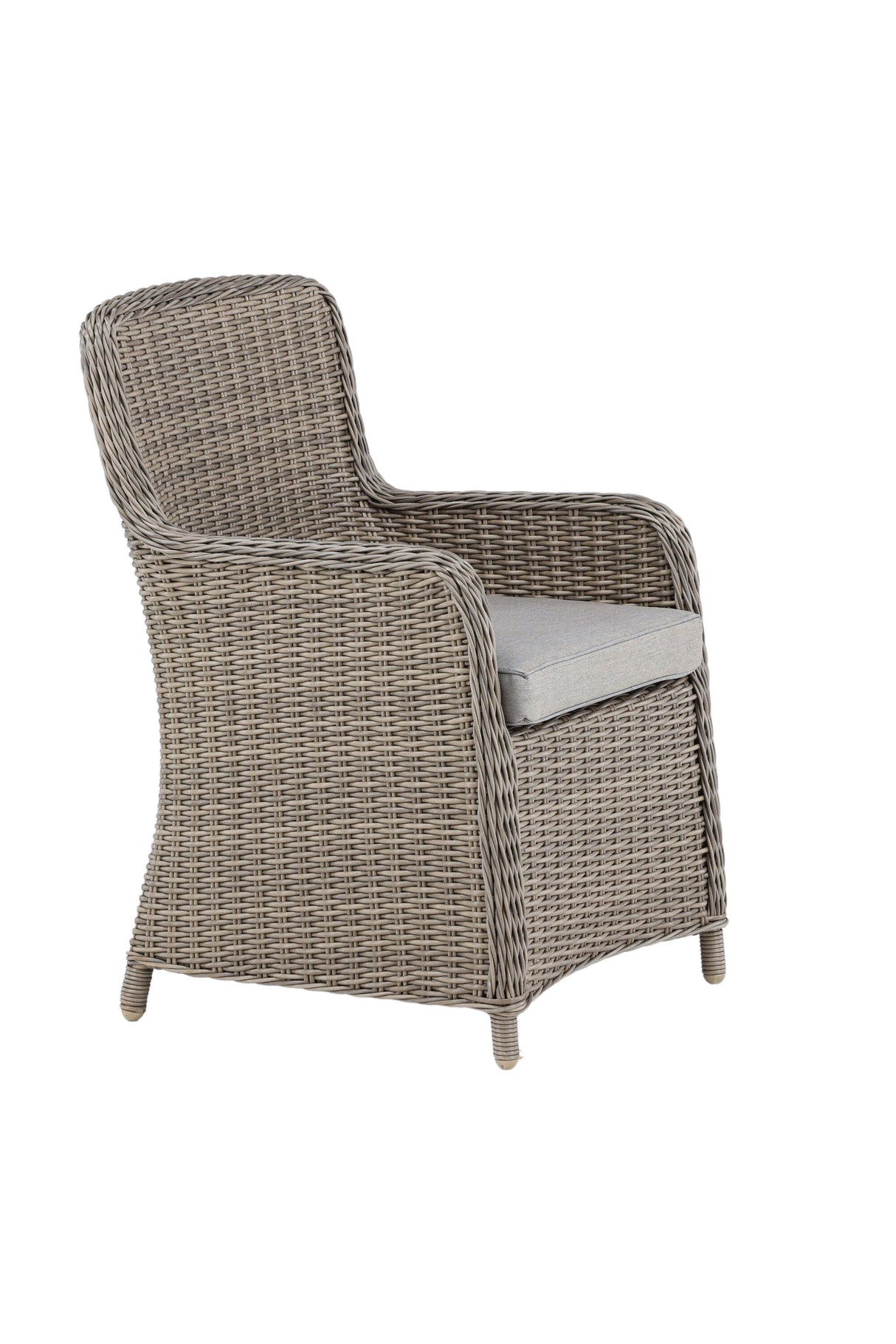 Wembley Outdoor - Essstuhl - braun/Weidengeflecht - Outdoor - Essstühle - ALVAHOME