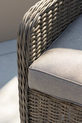 Wembley Outdoor - Essstuhl - braun/Weidengeflecht - Outdoor - Essstühle - ALVAHOME