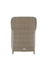 Wembley Outdoor - Essstuhl - braun/Weidengeflecht - Outdoor - Essstühle - ALVAHOME