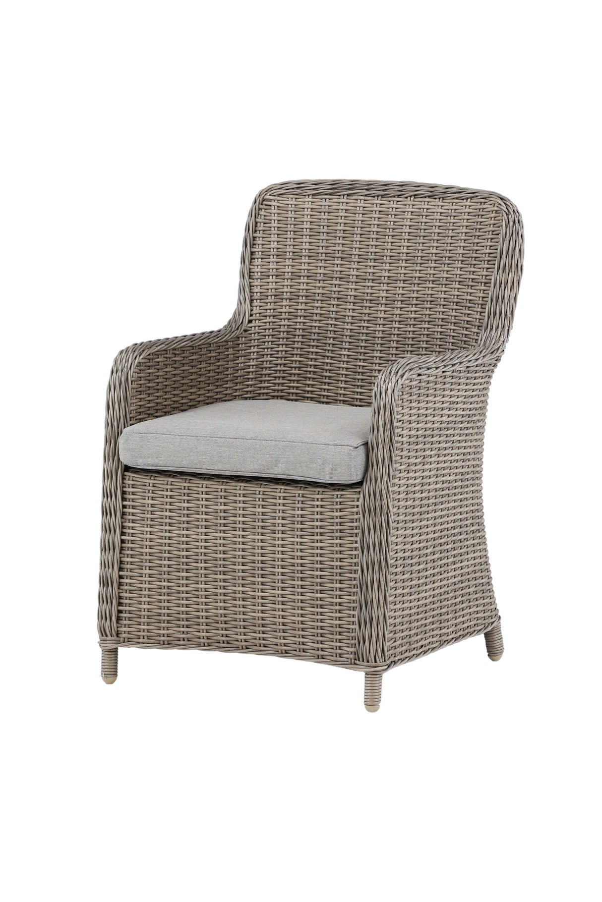 Wembley Outdoor - Essstuhl - braun/Weidengeflecht - Outdoor - Essstühle - ALVAHOME