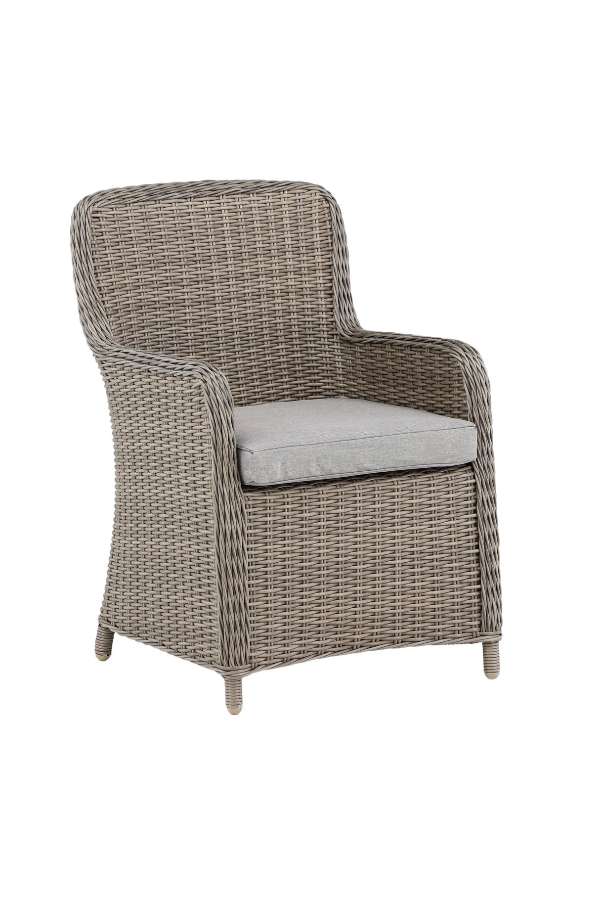 Wembley Outdoor - Essstuhl - braun/Weidengeflecht - Outdoor - Essstühle - ALVAHOME