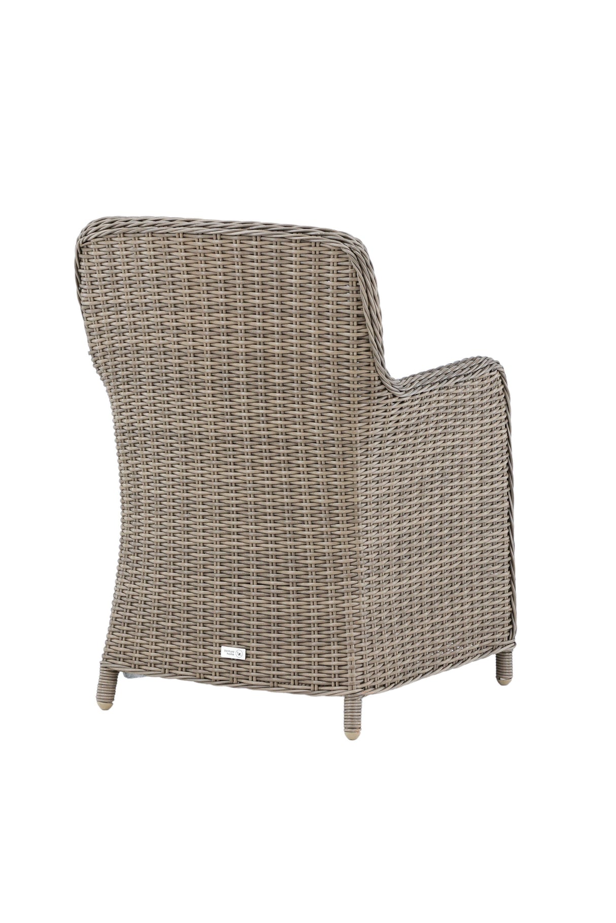 Wembley Outdoor - Essstuhl - braun/Weidengeflecht - Outdoor - Essstühle - ALVAHOME