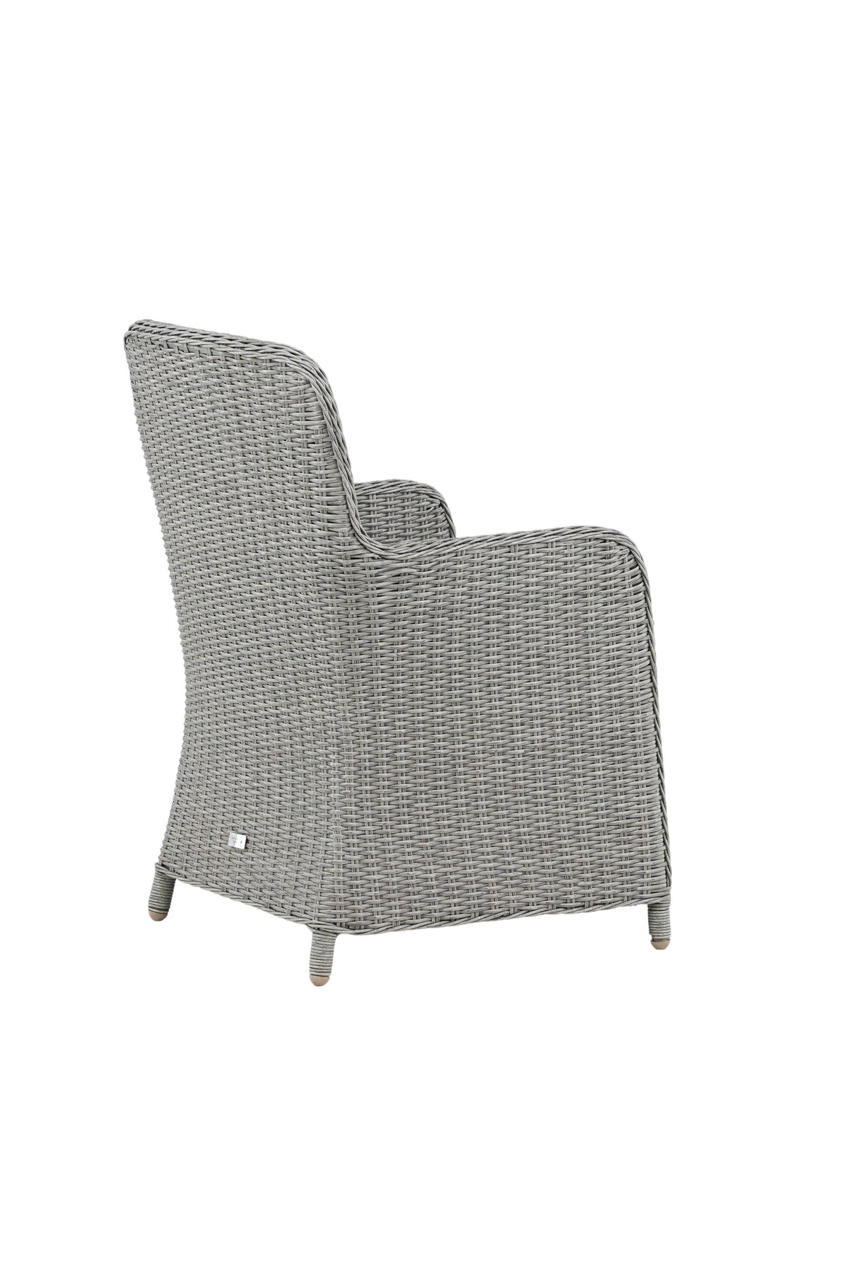 Wembley Outdoor - Essstuhl - grau/Weidengeflecht - Outdoor - Essstühle - ALVAHOME