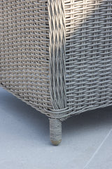 Wembley Outdoor - Essstuhl - grau/Weidengeflecht - Outdoor - Essstühle - ALVAHOME