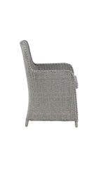 Wembley Outdoor - Essstuhl - grau/Weidengeflecht - Outdoor - Essstühle - ALVAHOME