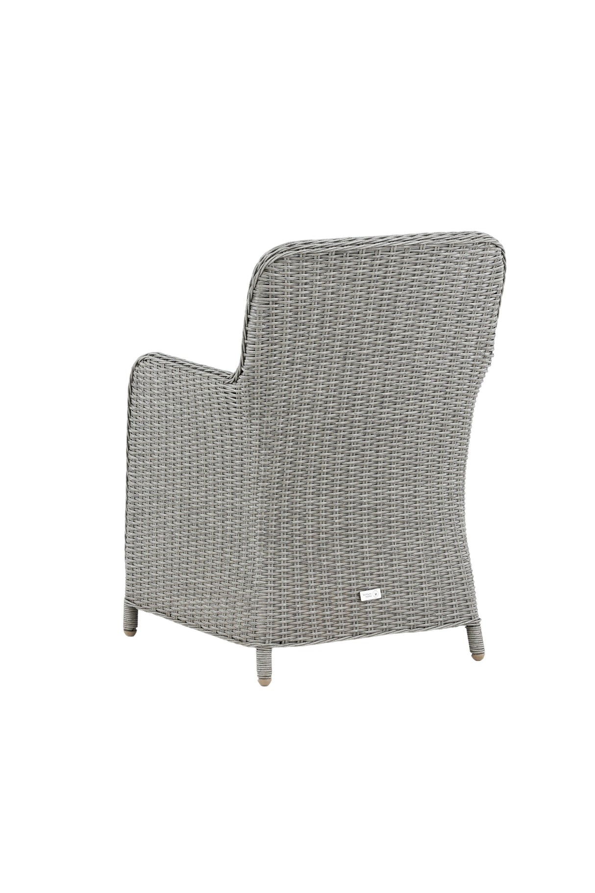Wembley Outdoor - Essstuhl - grau/Weidengeflecht - Outdoor - Essstühle - ALVAHOME