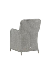Wembley Outdoor - Essstuhl - grau/Weidengeflecht - Outdoor - Essstühle - ALVAHOME