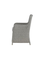 Wembley Outdoor - Essstuhl - grau/Weidengeflecht - Outdoor - Essstühle - ALVAHOME