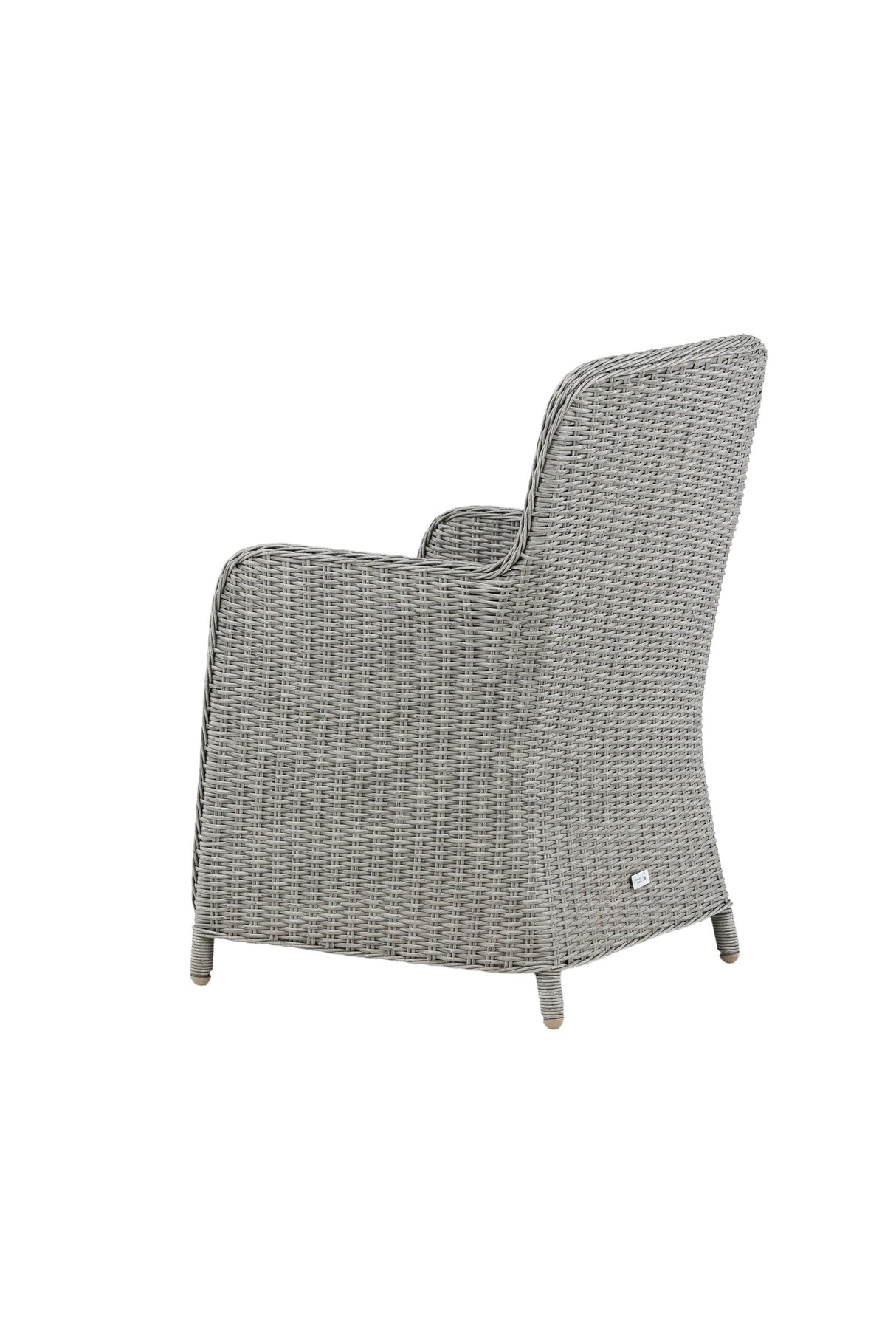 Wembley Outdoor - Essstuhl - grau/Weidengeflecht - Outdoor - Essstühle - ALVAHOME