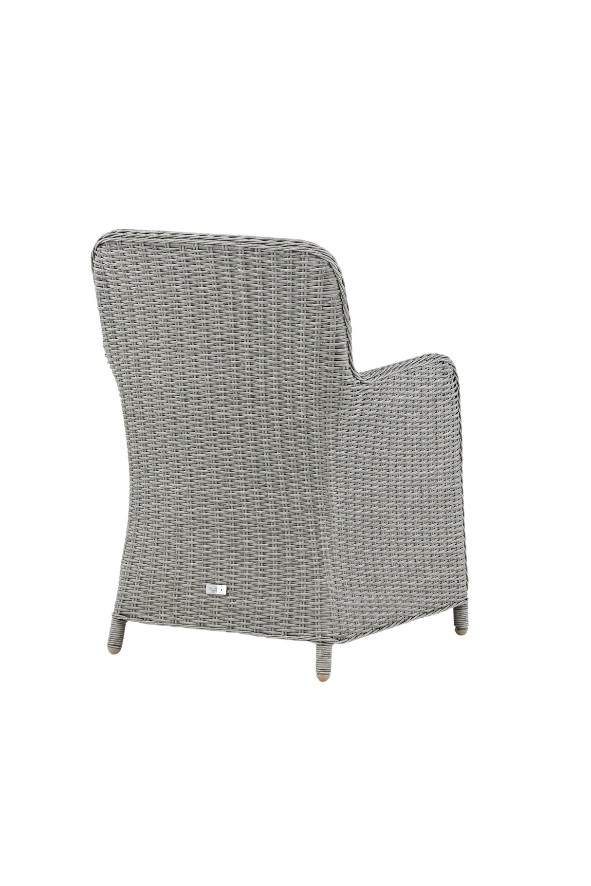 Wembley Outdoor - Essstuhl - grau/Weidengeflecht - Outdoor - Essstühle - ALVAHOME