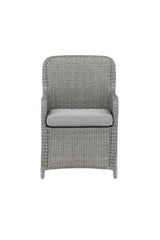 Wembley Outdoor - Essstuhl - grau/Weidengeflecht - Outdoor - Essstühle - ALVAHOME
